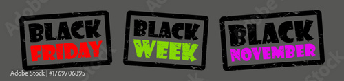 Black friday / Black week / Black november