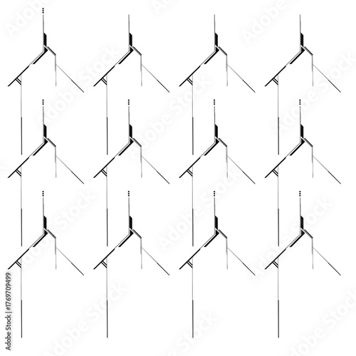 Digital Tech Lines Composition / Digitale Tech-Linien-Komposition / Composición digital de líneas tecnológicas