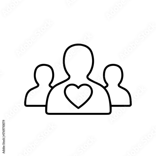 Team heart A symbol of empathy, community, and support. Embrace togetherness and compassion