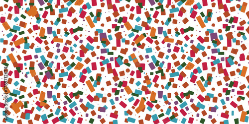 Colorful confetti background pattern festive and celebratory design perfect for party invitations and event decorations