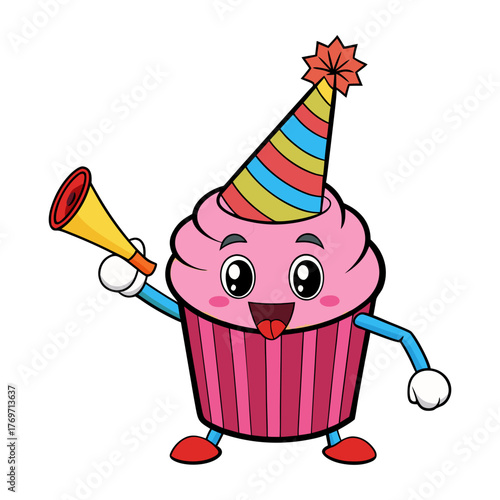 funny clown with balloons