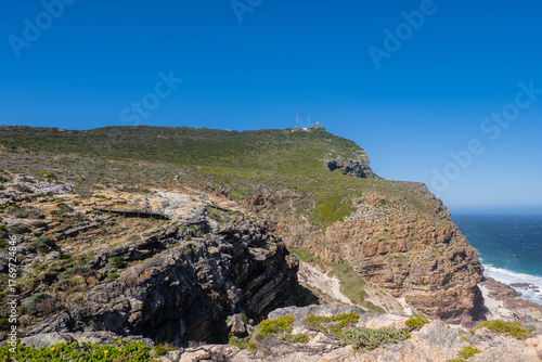 Wanderweg oberhalb des Dias Beach in Südafrika