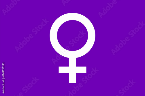 Feminism flag with Venus