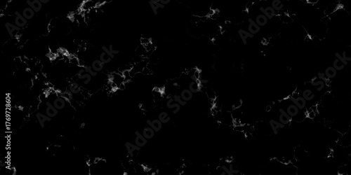 Natural marble tiles for ceramic wall tiles and floor tile. Panoramic black background form marble stone texture for design. Marble with high resolution. 