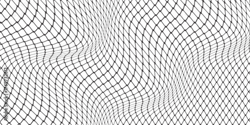 Mesh texture for fishing nets. Seamless pattern for sportswear or soccer goals. vector.