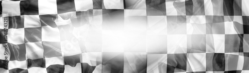 Checkered racing flag