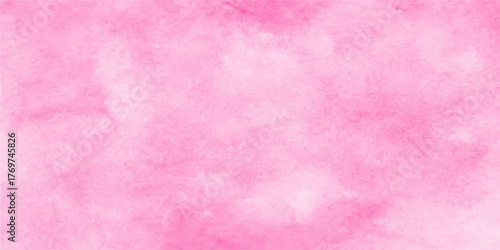 An abstract pink watercolor background with a grunge texture and vintage pastel paper pattern for art design backdrop and wallpaper illustration