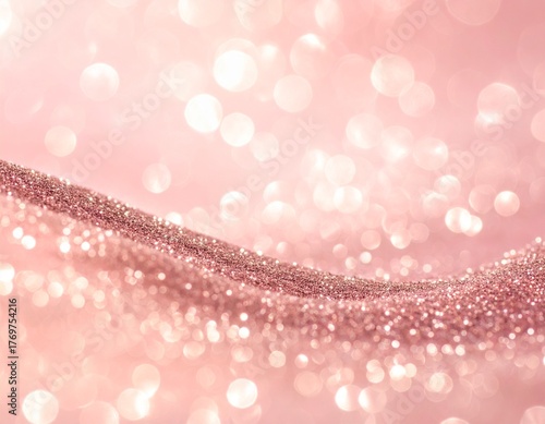 Shimmering Rose Gold Sparkle Background — Elegant Luxury Texture