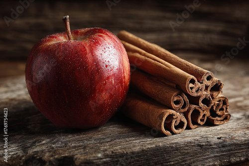 A natural rustic compositio...