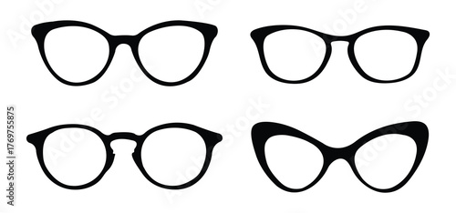 Black modern eye protection sunglasses package design