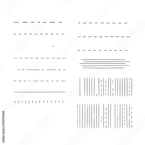 Dashed and Solid Line Elements A Collection of Linear Design Components