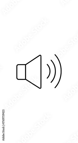 Sound Icon Speaker Loud Audio Volume Symbol Acoustic Voice Adjustment