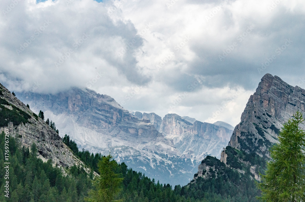 Obraz premium mountains in the clouds