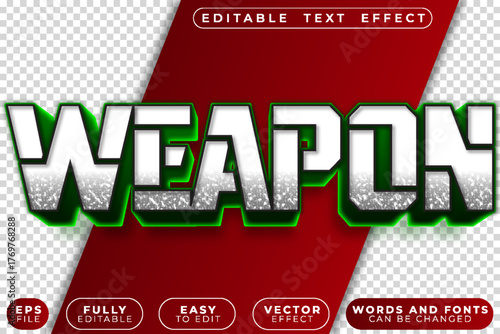  Weapon Sword Gun Knife Firearm Blade Editable Vector Text File