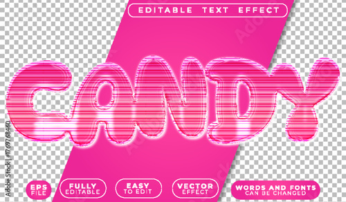  Candy Sugar Sweet Chocolate Tasty Treat Editable Vector Text File