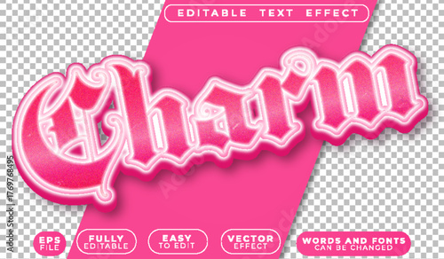  Charm Magic Lucky Amulet Enchant Attractive Editable Vector Text File