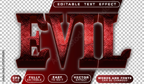  Evil Devil Horror Dark Sinister Scary Editable Vector Text File