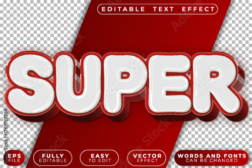  Super Powerful Strong Extraordinary Amazing Editable Vector Text File