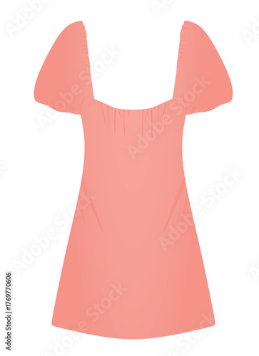 Pink women t shirt. vector illustration	
