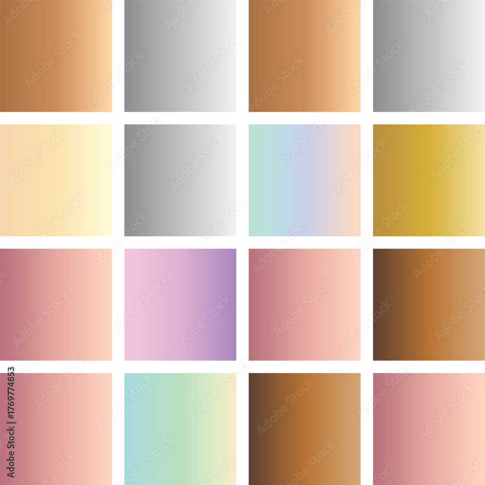 Fototapeta premium Four colorful vector abstract background patterns for business card banner design template illustration