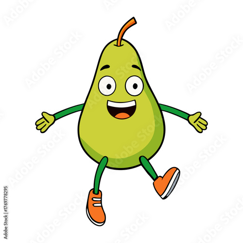 Cartoon Pear Vector illustrations