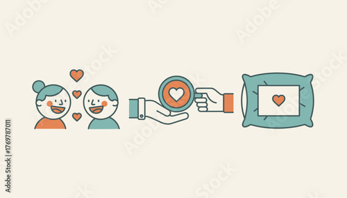 A day filled with small acts of kindness like coffee surprises love notes and shared smiles capturing the essence of affection.