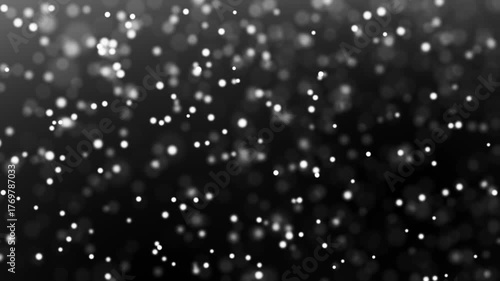 Rotating DNA Helix with Molecular Particles. Science and Medical Technology Concept