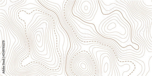 Topographic gold luxury map background. Geographic abstract pattern.Topographic map lines background. Abstract vector illustration