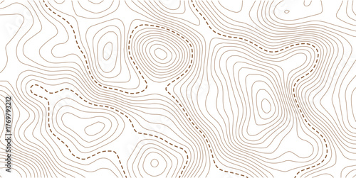 Topographic gold luxury map background. Geographic abstract pattern.Topographic map lines background. Abstract vector illustration