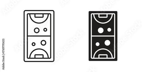 Air hockey icon. Symbol, logo illustration. graphic icon set