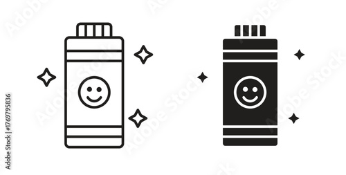 Baby powder icon. Symbol, logo illustration. graphic icon set