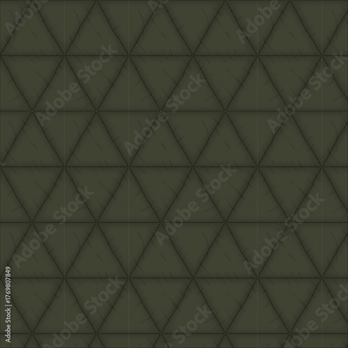 realistic vector diamonds triangles quilt pattern fabric seamless textile repeat pattern