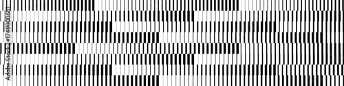 Repeating fading black white parallel lines backdrop. Gradient striped halftone texture background. Doppler effect wallpapper. Gradation lines pattern vector 10 eps