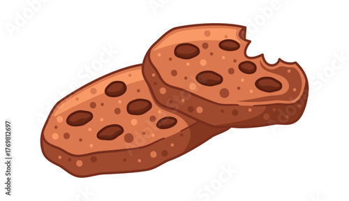 Christmas crispy cookies chocolate biscuits