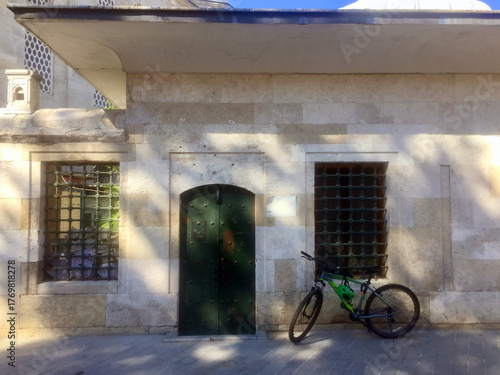 Photography bike on the street in Istanbul
