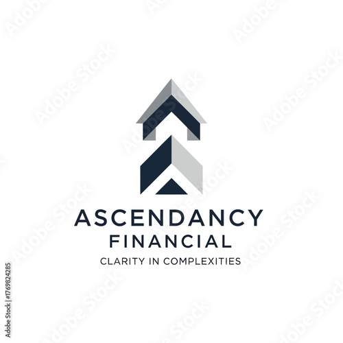 Ascendancy Financial logo with geometric upward arrow symbol.