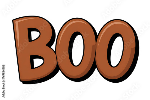 Bold, brown text displaying 