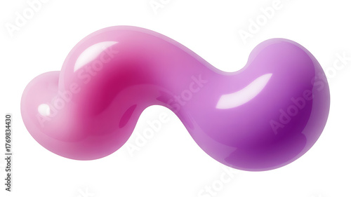 Vivid purple and pink fluid swirls, creating an abstract, flowing, and dynamic organic shape.
