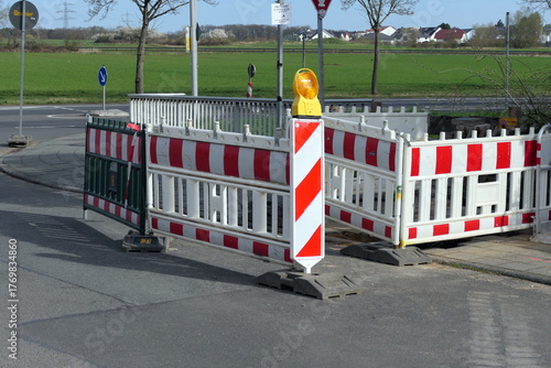 Bauarbeiten an einer Strasse