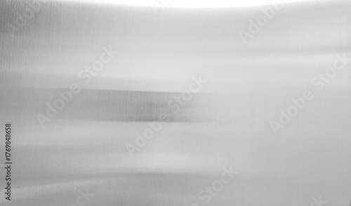 Brushed Metallic Surface with Horizontal Light Streaks