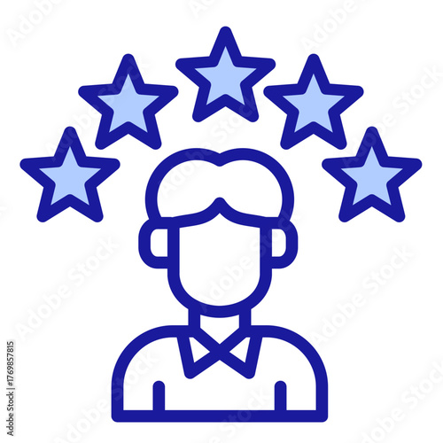 Best Employee Icon Element For Design
