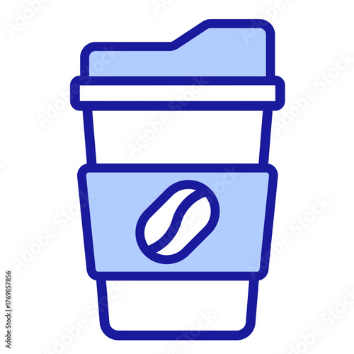 Coffee Cup Icon Element For Design
