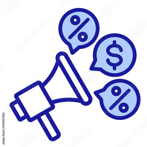 Promotion Icon Element For Design
