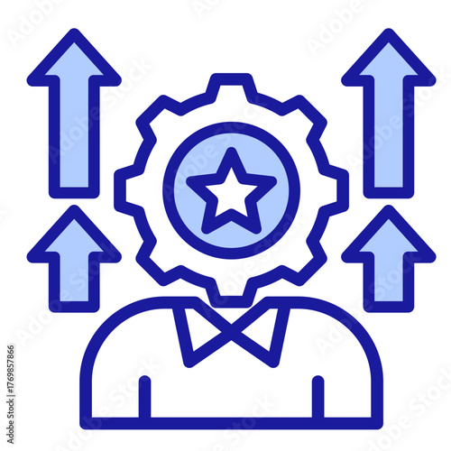 Ambition Icon Element For Design
