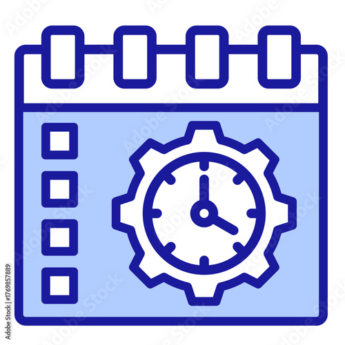 Schedule Icon Element For Design

