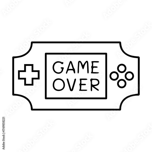 Game Over Handheld Console