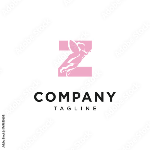 Letter Z Magic Fairy Logo Icon Vector