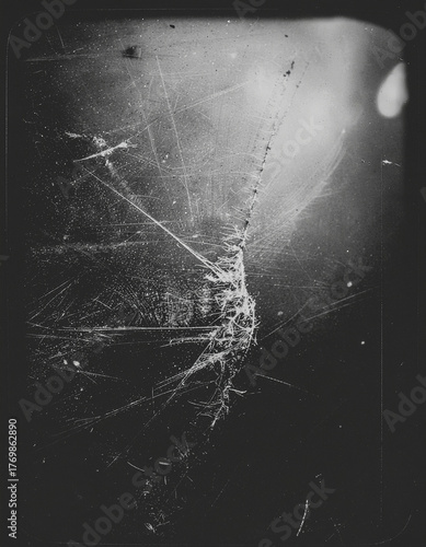 Grunge Film Scratch and Light Leak Overlay Set