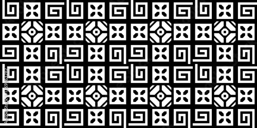 Art Deco Geometric Design Pattern for Seamless Transparent Background Template