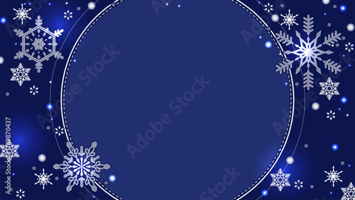クリスマス風、美しい16:9サイズの背景素材